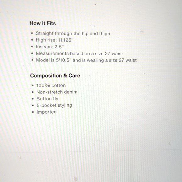 501 Original Fit High Rise shorts - Picture 4 of 6